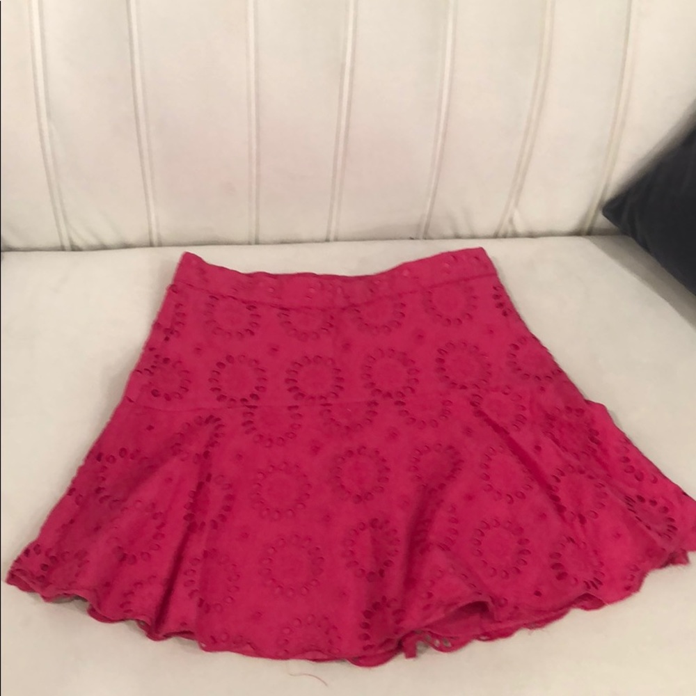 Zara hot pink skirt